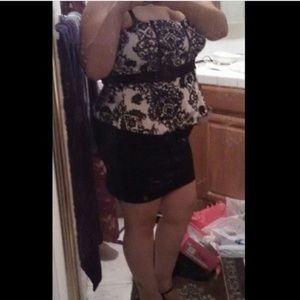 Black and White Dress. 1 piece